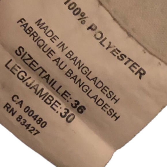 Protocol Dress Pants Black Size 36 x 30 - Picture 4 of 6